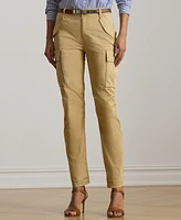 Lauren Ralph Women's Cotton Sateen Cargo Pant