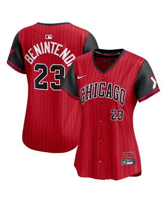 Nike Women's Andrew Benintendi Red/Black Chicago White Sox 2025 City Connect Limited Player Jersey