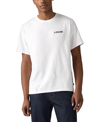 Levi's Men's Relaxed Fit Short Sleeve Logo Graphic Crewneck T-Shirt