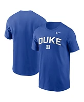 Nike Men's Royal Duke Blue Devils Primetime Arch Stack T-Shirt