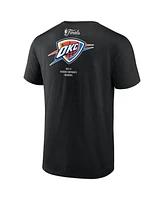 Fanatics Men's Black Oklahoma City Thunder 2025 Western Conference Champions Basketball T-Shirt