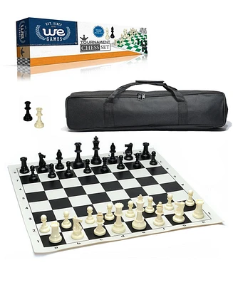 We Games Travel Tournament Chess Set, 20 Board, Bag, 3.75 in. King