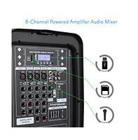 Pyle Pa Speaker Dj Mixer Bundle