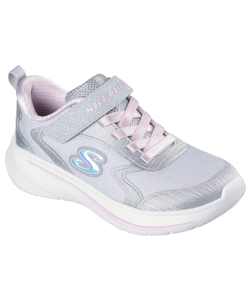 Skechers Little Girls Wave 92 Fastening Strap Casual Sneakers from Finish Line
