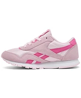 Reebok Little Girls Classic Nylon Casual Sneakers from Finish Line