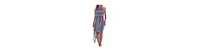 Cupshe Women's Midnight Tales Paisley Midi Beach Dress