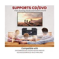 Pyle 3-Piece Wireless Bt Streaming Stereo System with MP3, Usb, Fm Radio, Bass Reflex Speaker, and Remote Control (Black)