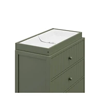Graco Teddi 3 Drawer Chest with Changing Table Topper (Olive)