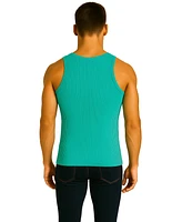 Galaxy By Harvic Men's Heavyweight Ribbed Tank Top