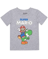 Mario Bros. Toddler Boys 2-Piece Crewneck T-Shirt and Shorts Set
