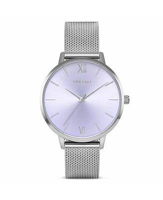 Vincero Women's Eros Limited Release Watch with Mesh Stainless Steel Strap and Mineral Crystal