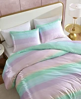 Betsey Johnson Ombre Satin Reversible -Pc. Duvet Cover Set