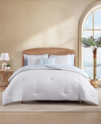 Tommy Bahama Seersucker Solid Comforter Set