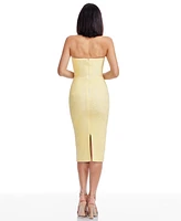 Dress the Population Women's Viviana Sequined Strapless Bodycon Dress