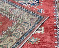 Bashian One of a Kind Fine Kazak 640461 4'11''x6'6'' Area Rug