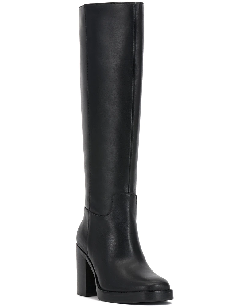 Vince Camuto Women's Gibi Wide-Calf Platform Knee-High Boots
