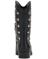 Vince Camuto Women's Prilie Studded Snip-Toe Western Boots
