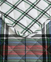 Eddie Bauer Holiday Plaid Flannel Cotton Reversible -Pc. Quilt Set