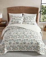 Eddie Bauer Alani Island Conversation Cotton Reversible -Pc. Quilt Set