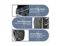 9.5 Inch Lightweight Golf Cart Bag with 15 Way Top Dividers