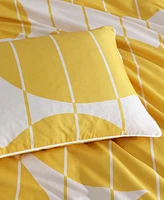 Marimekko Vesi Unikko Cotton Sateen 3-Pc. Duvet Cover Set