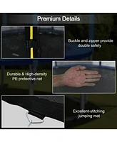 Outdoor Trampoline with Safety Closure Net