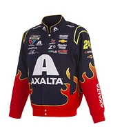 Jh Design Men's Navy/Red William Byron Axalta Full-Snap Twill Uniform Jacket