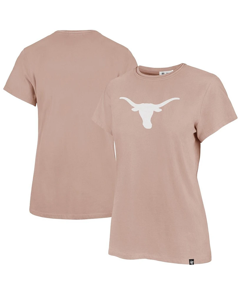 '47 Brand Women's Pink Texas Longhorns Premier Frankie T-Shirt