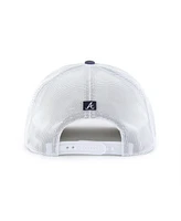 '47 Brand Men's Navy/White Atlanta Braves Scratch Adjustable Trucker Hat