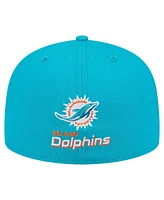 New Era Men's Aqua Miami Dolphins Ransom 59FIFTY Fitted Hat
