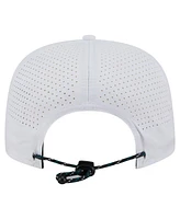 New Era Men's White Seattle Mariners Perforated Golfer Snapback Hat