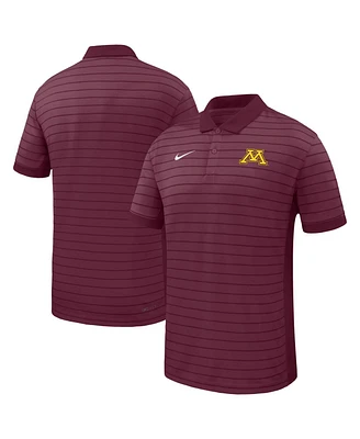 Nike Men's Maroon Minnesota Golden Gophers 2025 Early Season Coaches Sideline Victory Stripe Performance Polo Shirt