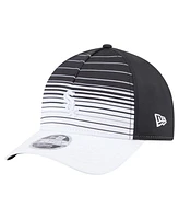 New Era Men's Black Chicago White Sox Gradient 9FORTY M-Crown Adjustable Hat