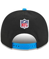 New Era Big Boys and Girls Black/Blue Detroit Lions 2025 Nfl Draft A-Frame 9FIFTY Snapback Hat