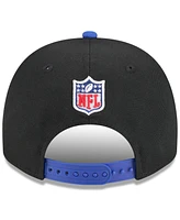 New Era Big Boys and Girls Black/Royal Buffalo Bills 2025 Nfl Draft A-Frame 9FIFTY Snapback Hat