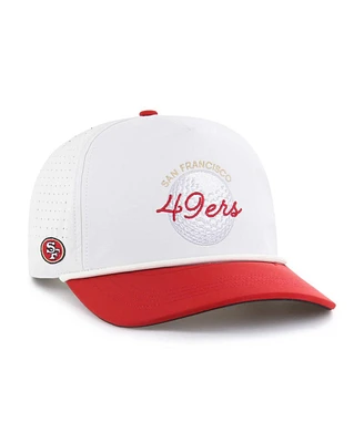 '47 Brand Men's White/Scarlet San Francisco 49ers Gimmie Golf Hitch Rope Adjustable Hat
