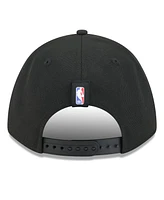 New Era Men's Black Chicago Bulls 2025 Nba Draft M-Crown A-Frame 9FORTY Adjustable Hat