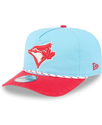 New Era Men's Light Blue/Red Toronto Blue Jays 2025 Canada Day Golfer Snapback Hat