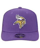 New Era Men's Purple Minnesota Vikings Team Collection 9SEVENTY Stretch-Snap Adjustable Hat
