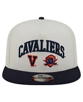 New Era Men's White Virginia Cavaliers Collegiate 9FIFTY A-Frame Snapback Hat