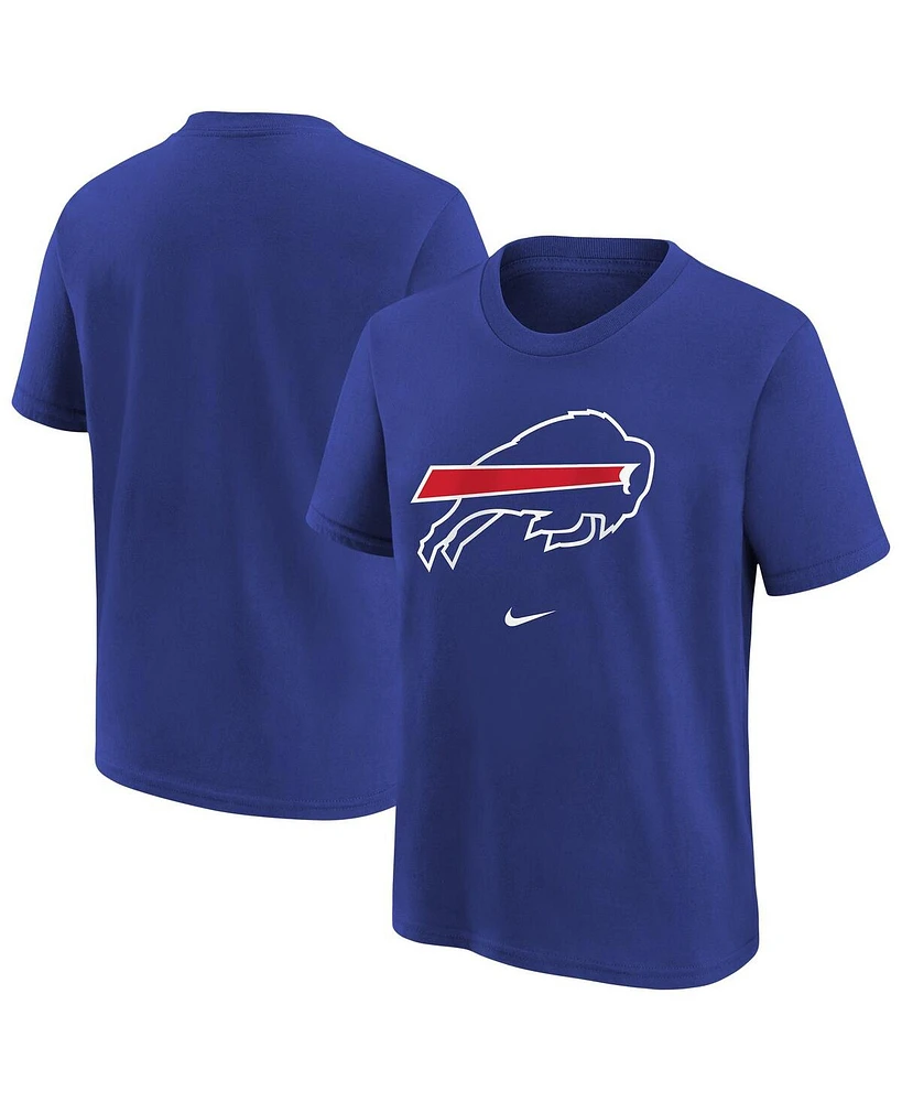 Nike Big Boys and Girls Royal Buffalo Bills Primary Logo Legend T-Shirt