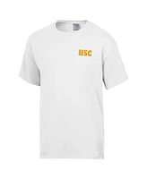 Comfortwash Men's White Usc Trojans Illustrative T-Shirt