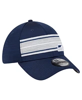 New Era Men's College Navy Seattle Seahawks Stripes 39THIRTY Flex Hat