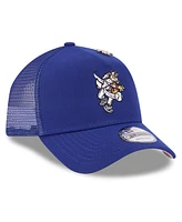 New Era Men's Royal Texas Rangers 2025 Big League Chew A-Frame 9FORTY Adjustable Trucker Hat