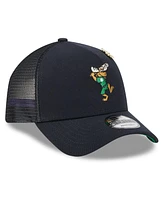 New Era Men's Navy Seattle Mariners 2025 Big League Chew A-Frame 9FORTY Adjustable Trucker Hat