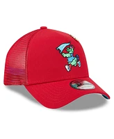 New Era Men's Red Philadelphia Phillies 2025 Big League Chew A-Frame 9FORTY Adjustable Trucker Hat