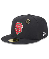 New Era Men's Black San Francisco Giants 2025 Big League Chew 59FIFTY Fitted Hat