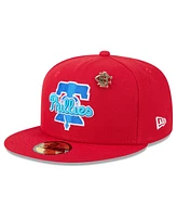 New Era Men's Red Philadelphia Phillies 2025 Big League Chew 59FIFTY Fitted Hat
