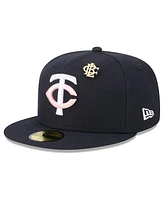 New Era Men's Navy Minnesota Twins 2025 Big League Chew 59FIFTY Fitted Hat