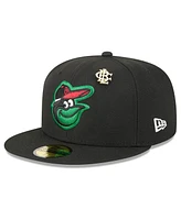 New Era Men's Black Baltimore Orioles 2025 Big League Chew 59FIFTY Fitted Hat